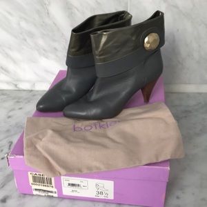 Botkier grey leather bootie
